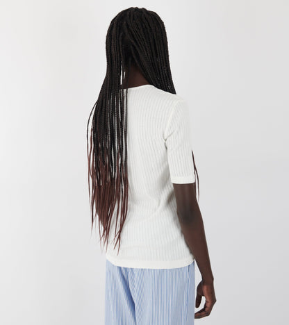 Liv Henley Tee Optic White