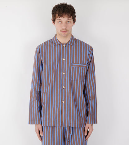 Pyjamas Shirt - Chestnut Stripes