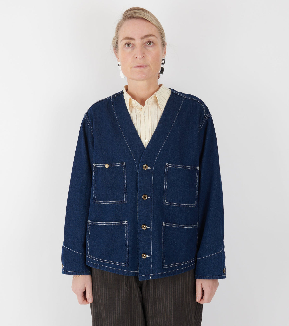 Denim Engineer Jacket Indigo Blue