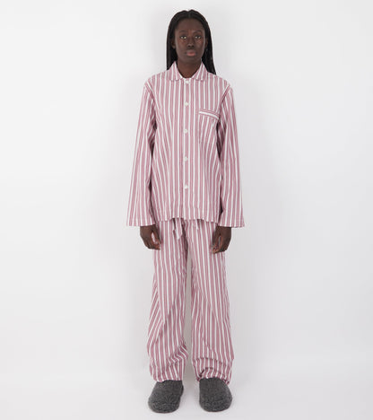Pyjamas Shirt Rhubarb Stripes