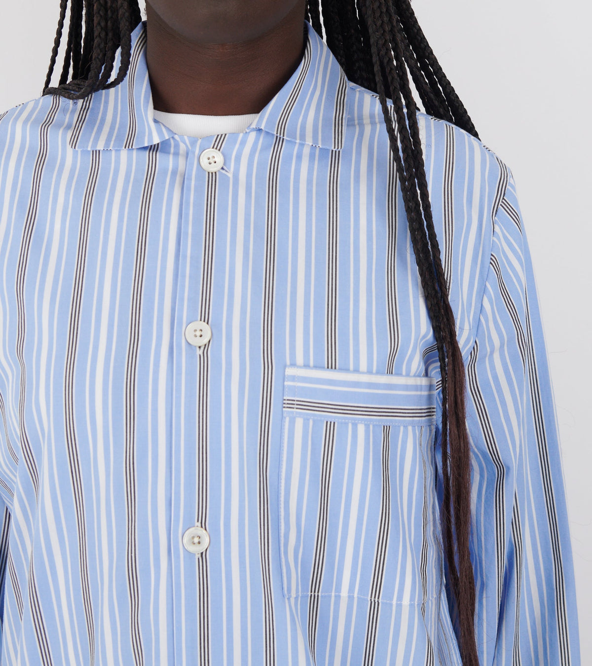 Pyjamas Shirt Stave Stripes