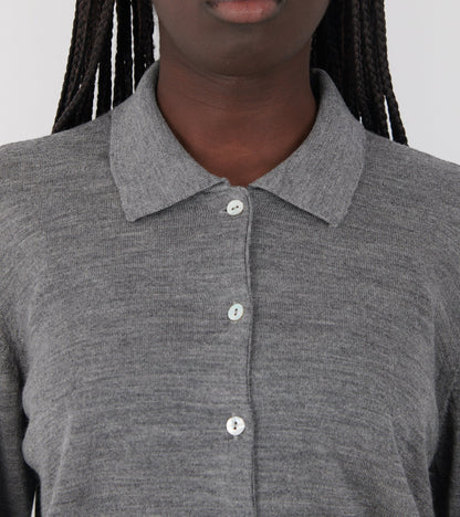 Amethyst Cardigan Grey Melange