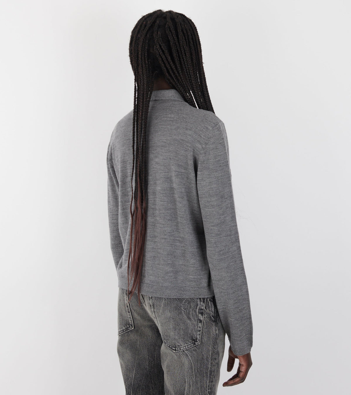 Amethyst Cardigan Grey Melange