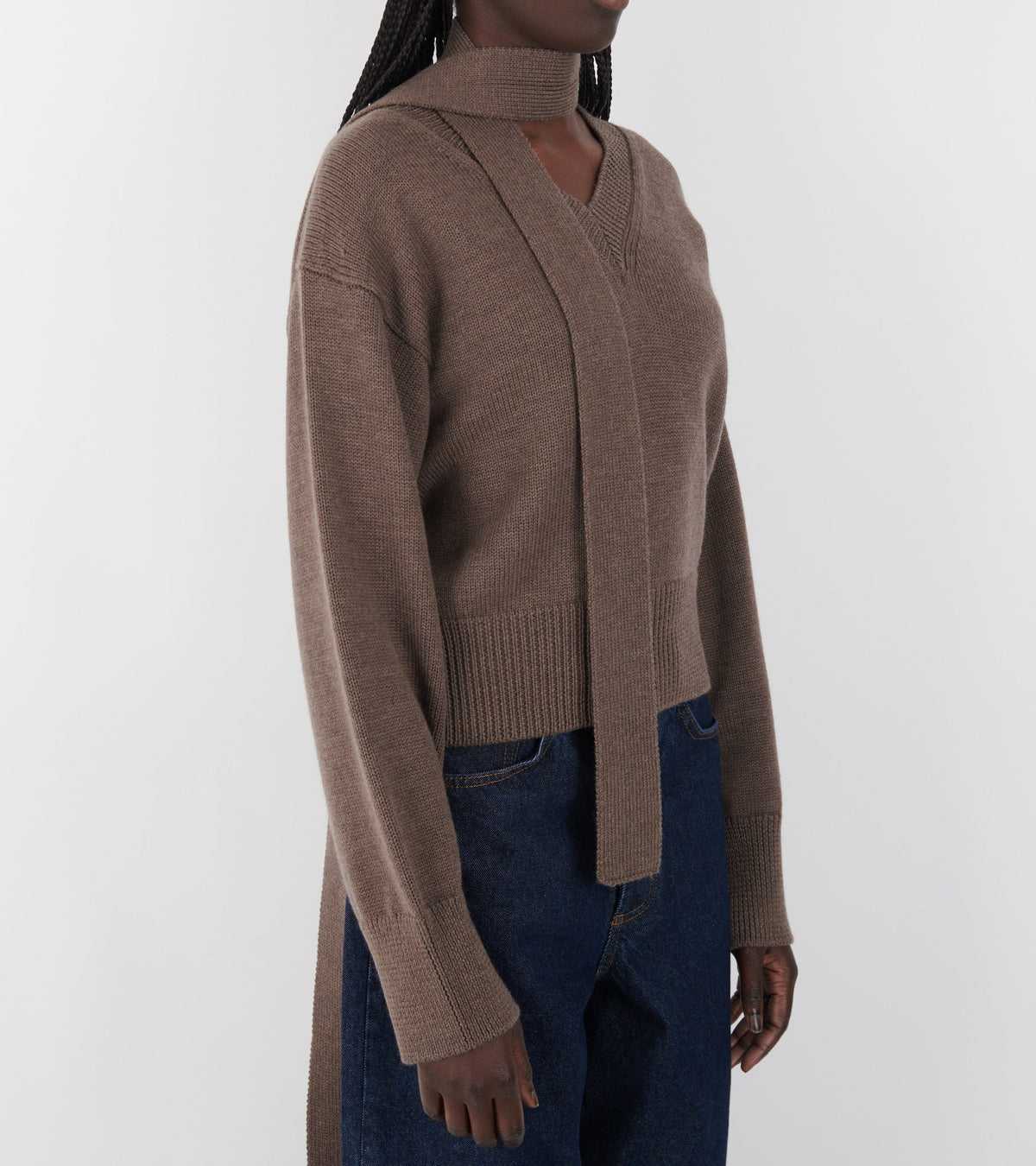 Nanna Knit Sweater Taupe