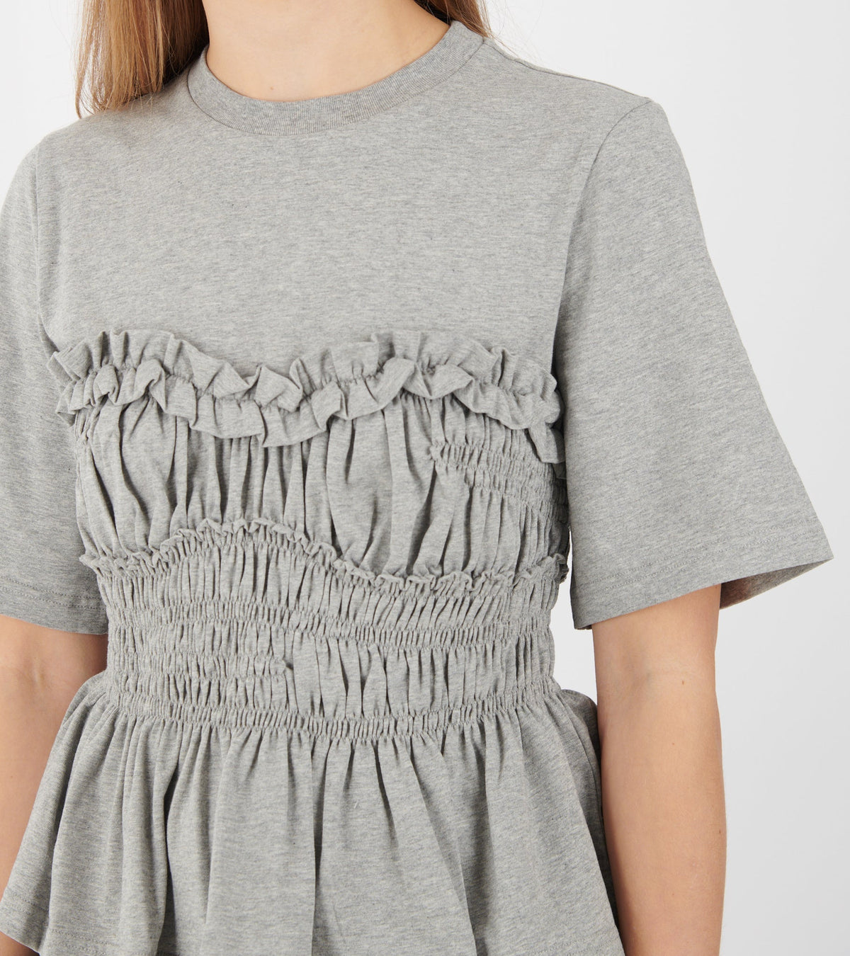 Vilde Jersey T-shirt Grey Melange