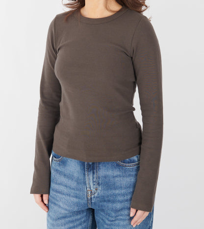 Line Tee Chestnut