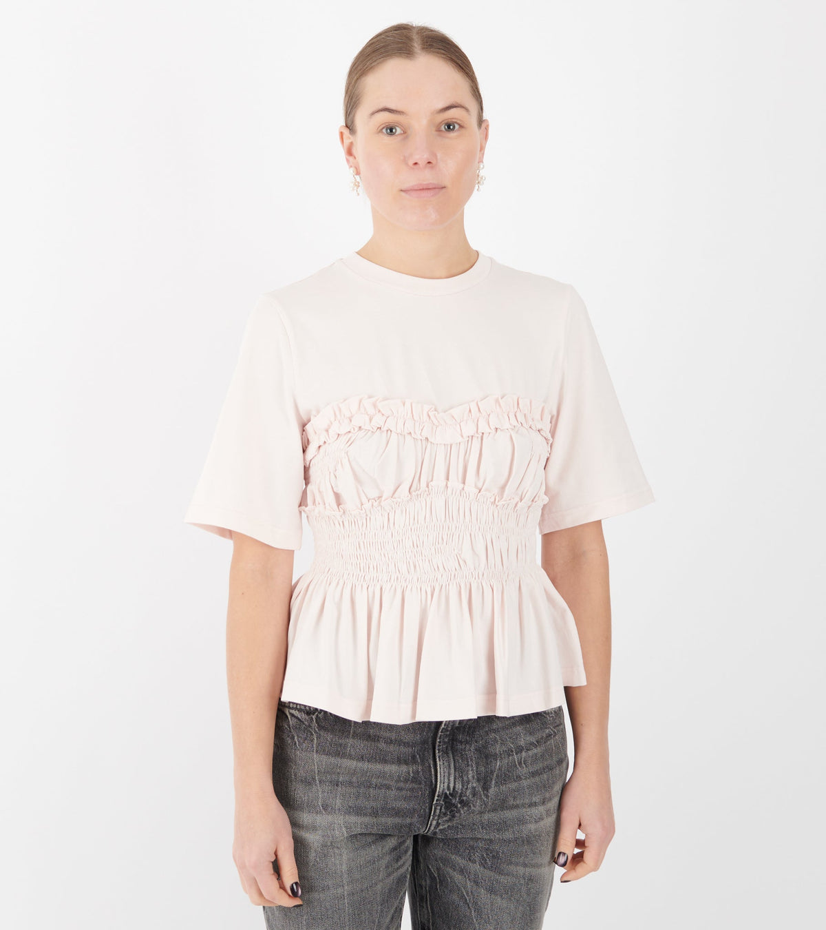 Vilde Jersey T-shirt Light Pink