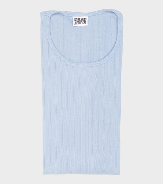 101 Rib Solid Colour Powder Blue