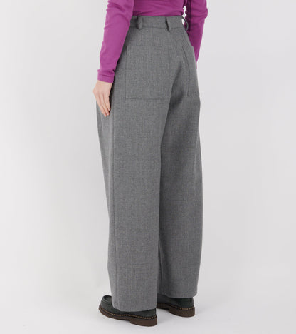 British Wool Georgia Trouser Light Grey