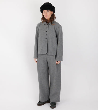 British Wool Lillie Jacket Light Grey