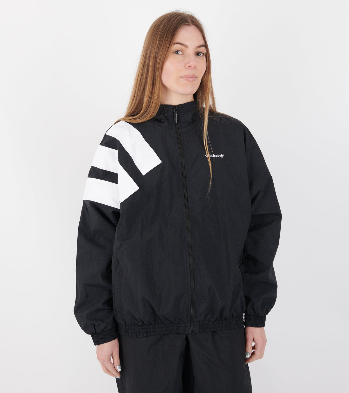 Blocking Track Top Black/White