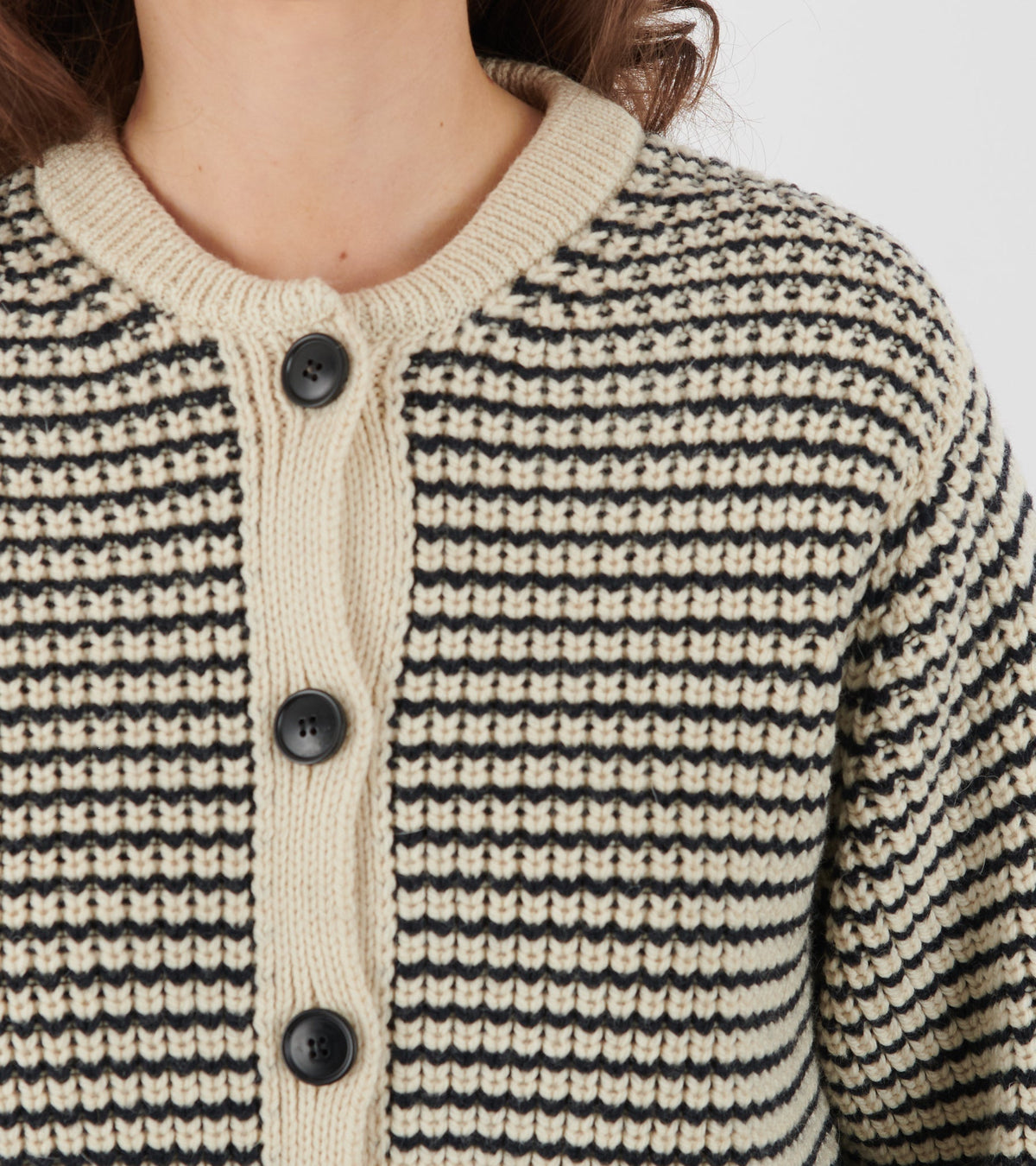 Shiva Cardigan Mix Black Navy