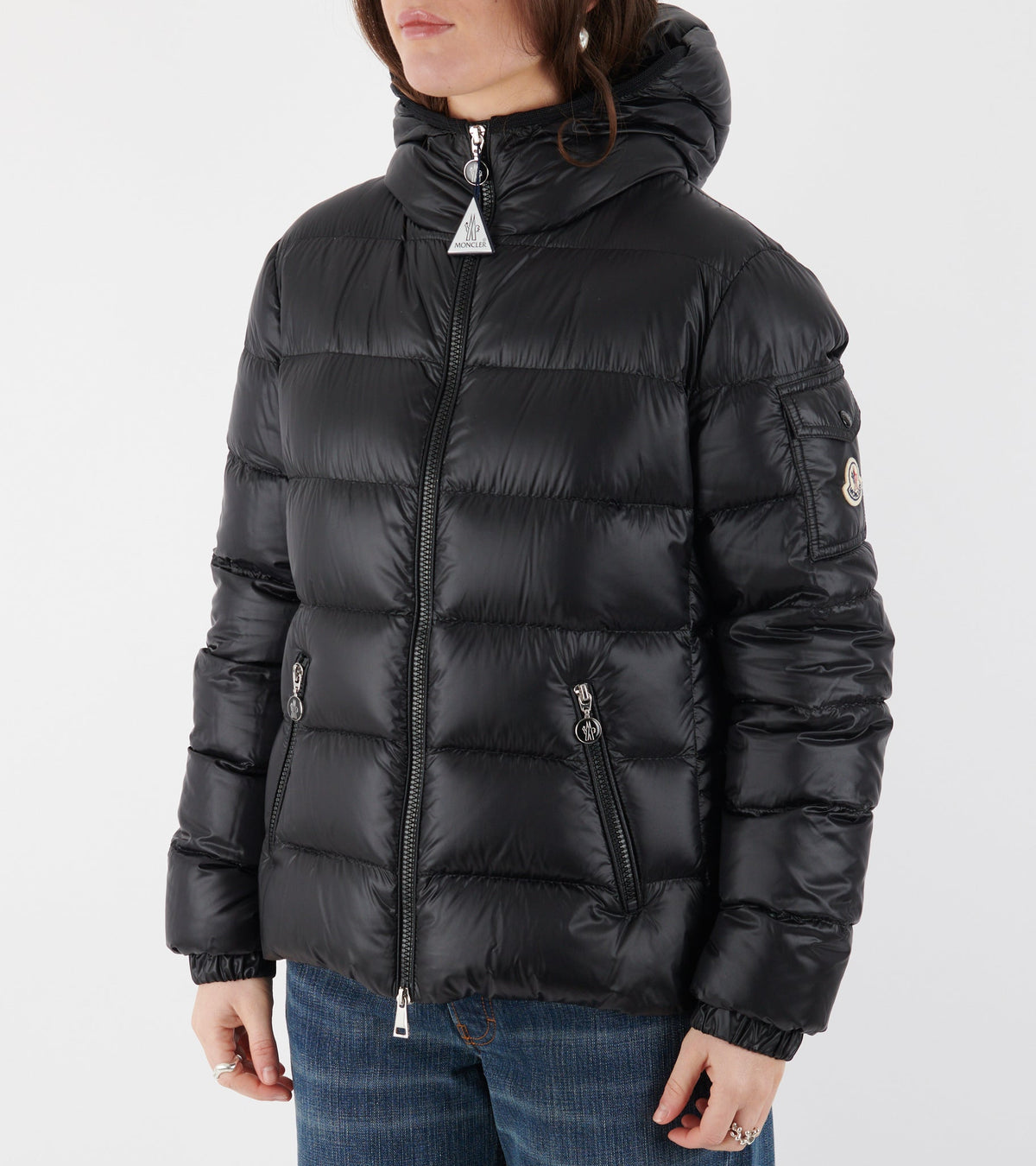 Glesse Hooded Down Jacket Black