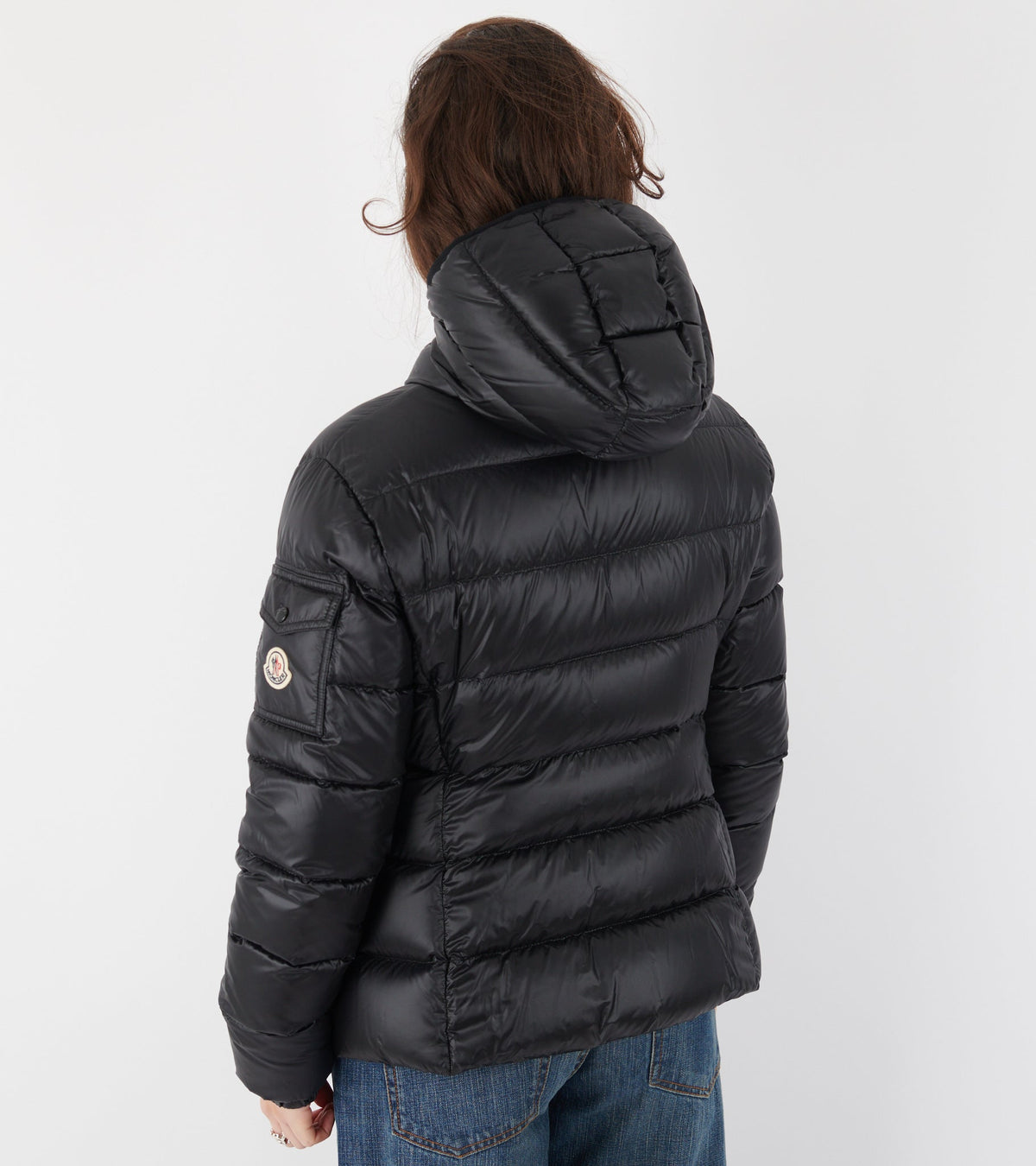 Glesse Hooded Down Jacket Black