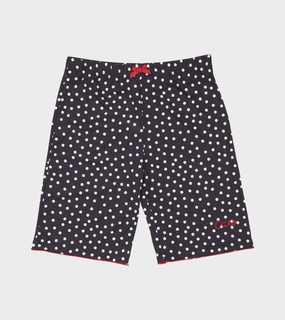 Jersey Shorts Black Dots