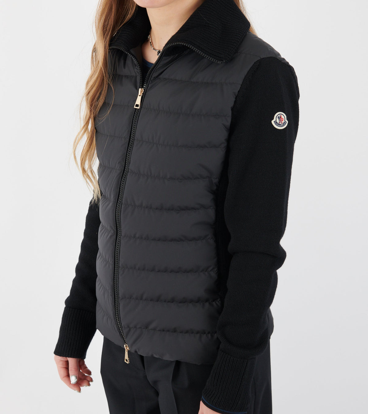 Wool Zip-up Jacket Black