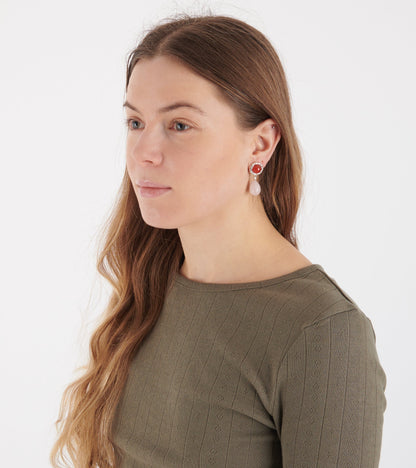 Emma Amore Earrings Silver