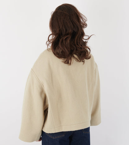 Klippan Boiled Wool Jacket Oatmeal