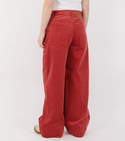Corduroy Wide Pants Dusty Rose