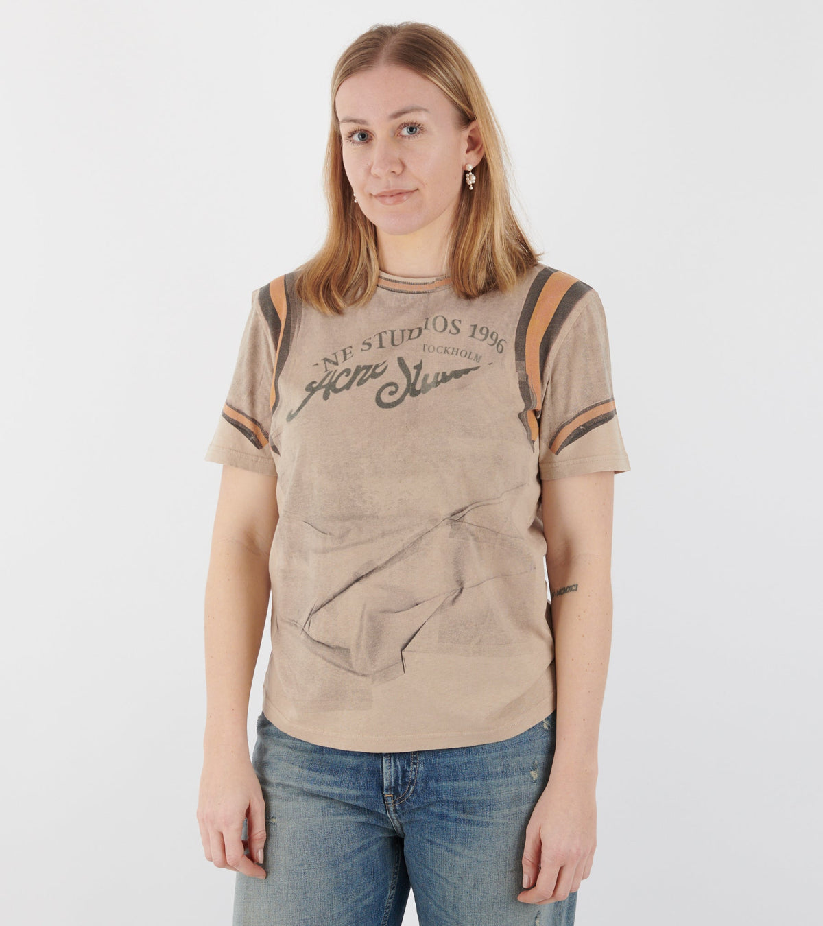 Graphic T-shirt Sand Beige