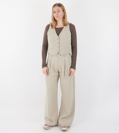 Linen Vest Nature