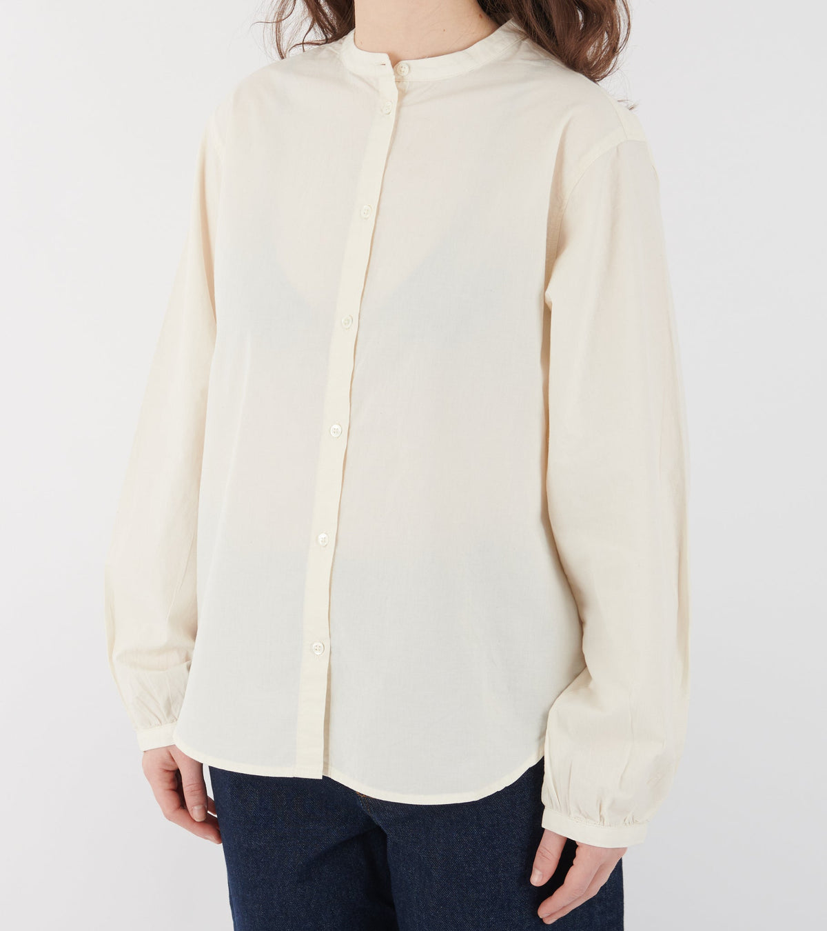 Bibs Shirt Cotton Pure Ecru