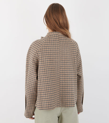 Marie Jacket Brown Check