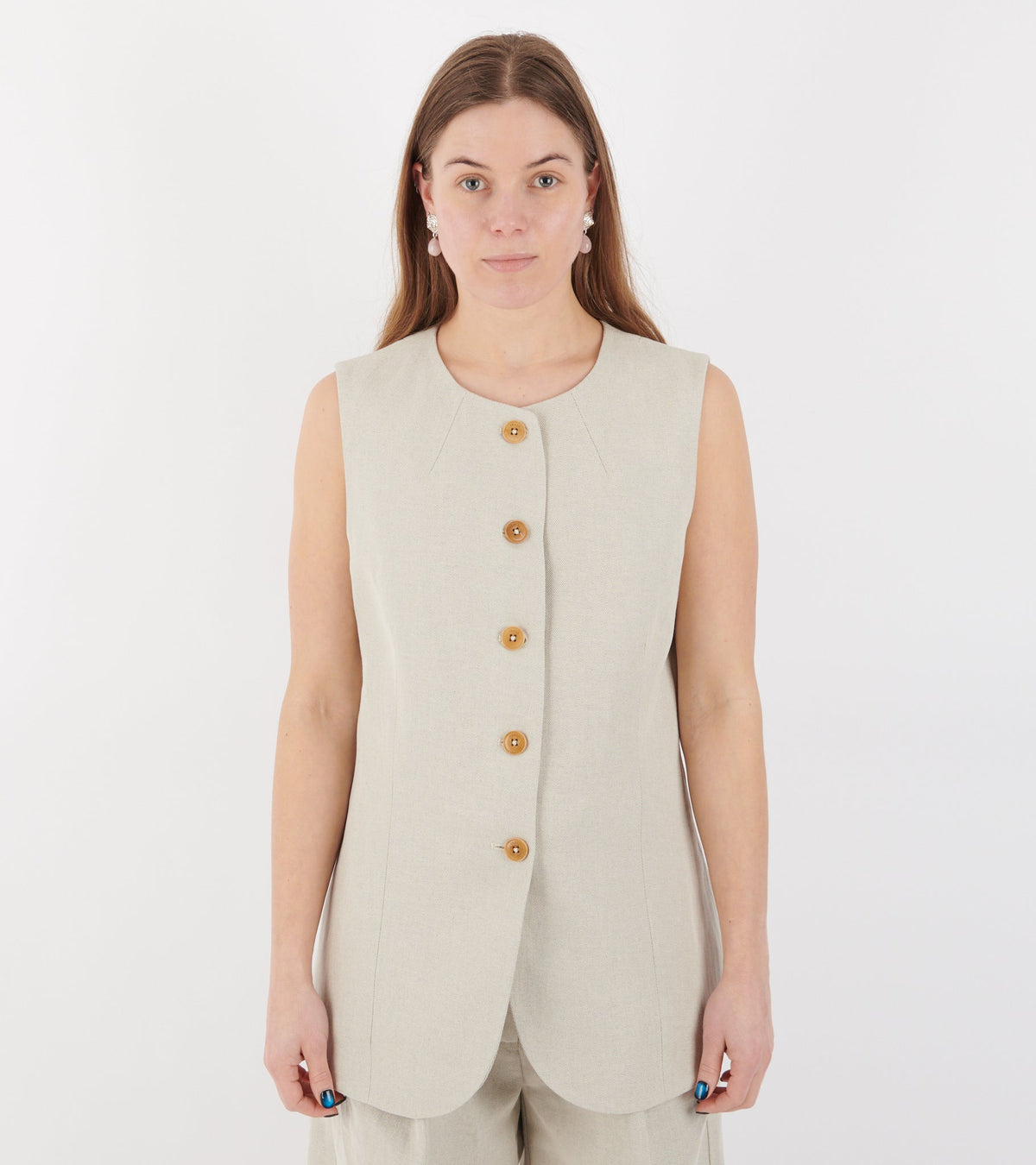 Clementine Waistcoat Natural