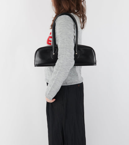 Large Bowler Shoulder Bag Black