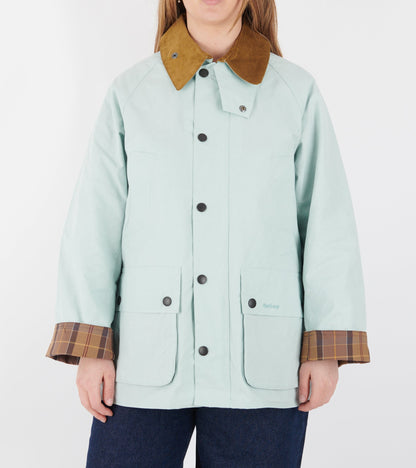 Oversized Bedale Casual Jacket Ice Blue