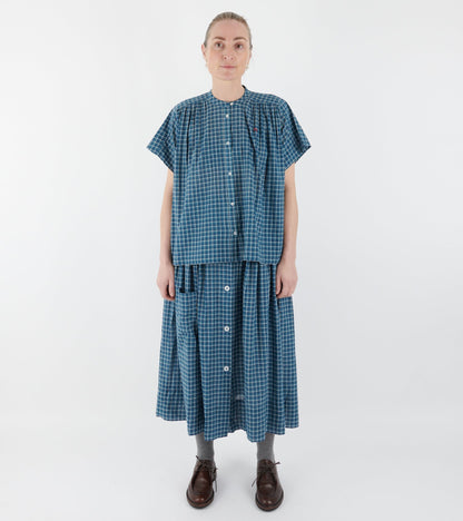 Max Blouse No. 775 Messenger Checks Indigo