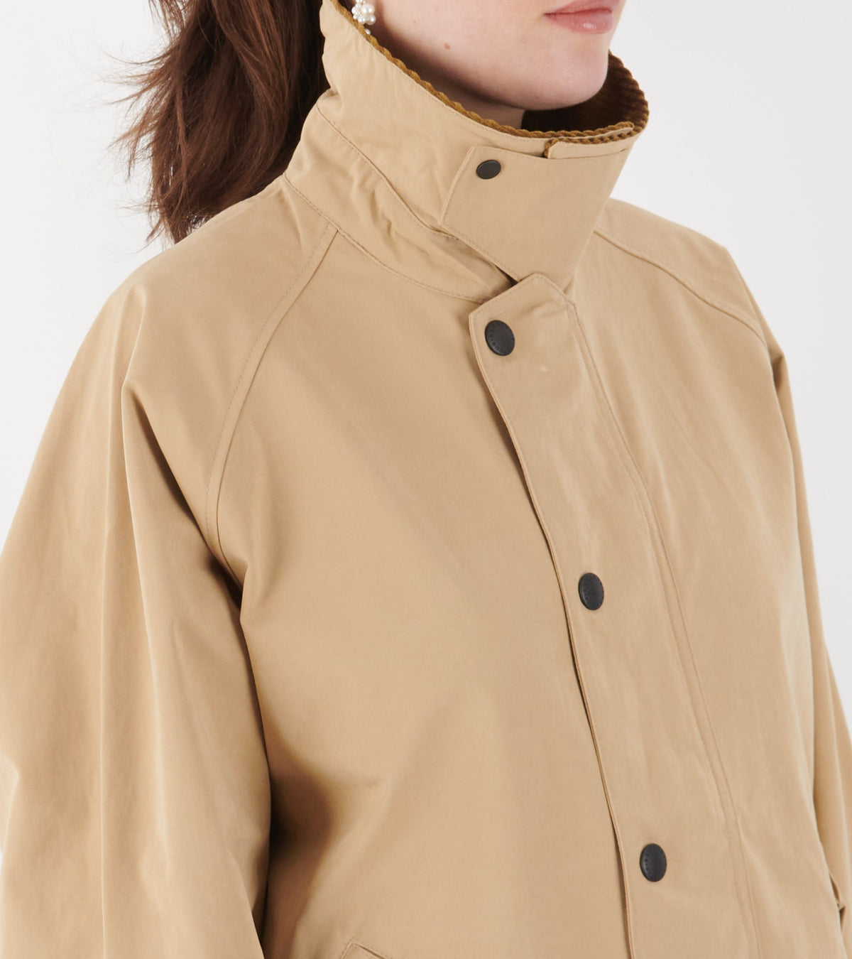Transporter Oversized Casual Jacket Stone