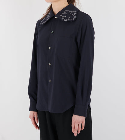 Flower Shirt Navy