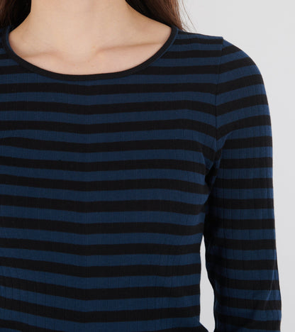 101 Long John Rib Dress Marine/Black