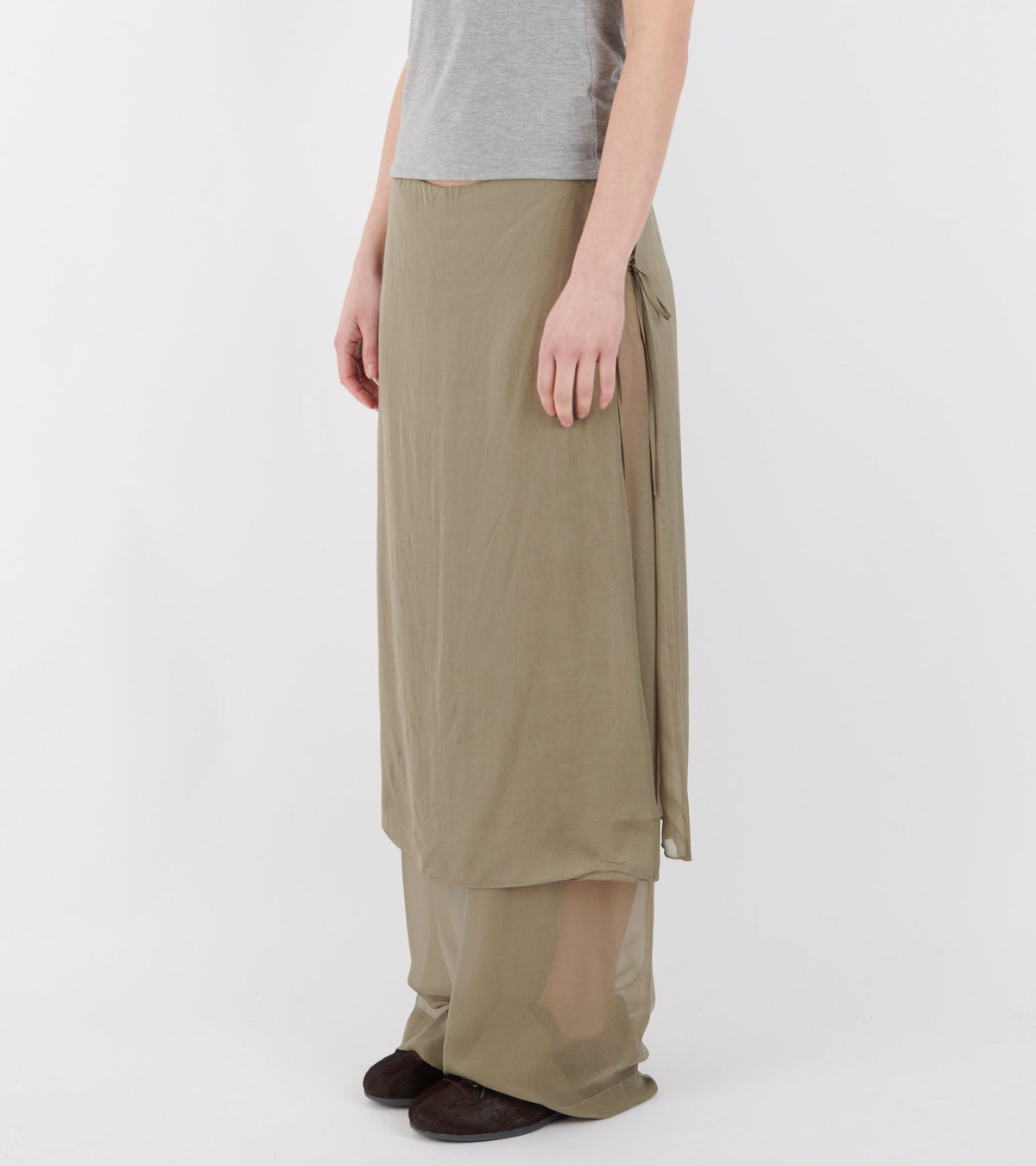 Low Silk Archive Pants Khaki