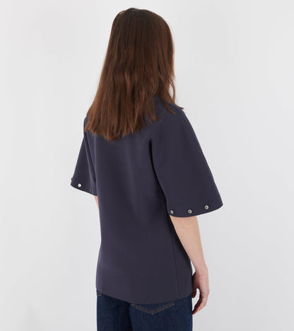 Lay3 Half-sleeve Blouse Mood Indigo
