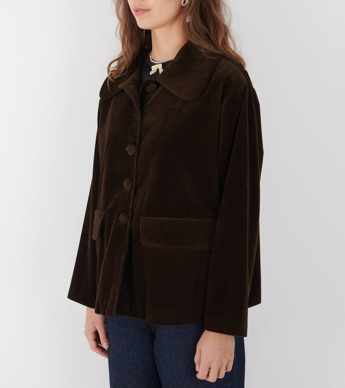 Mati Corduroy Jacket Brown