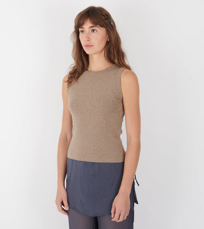 Carrie Tank Taupe