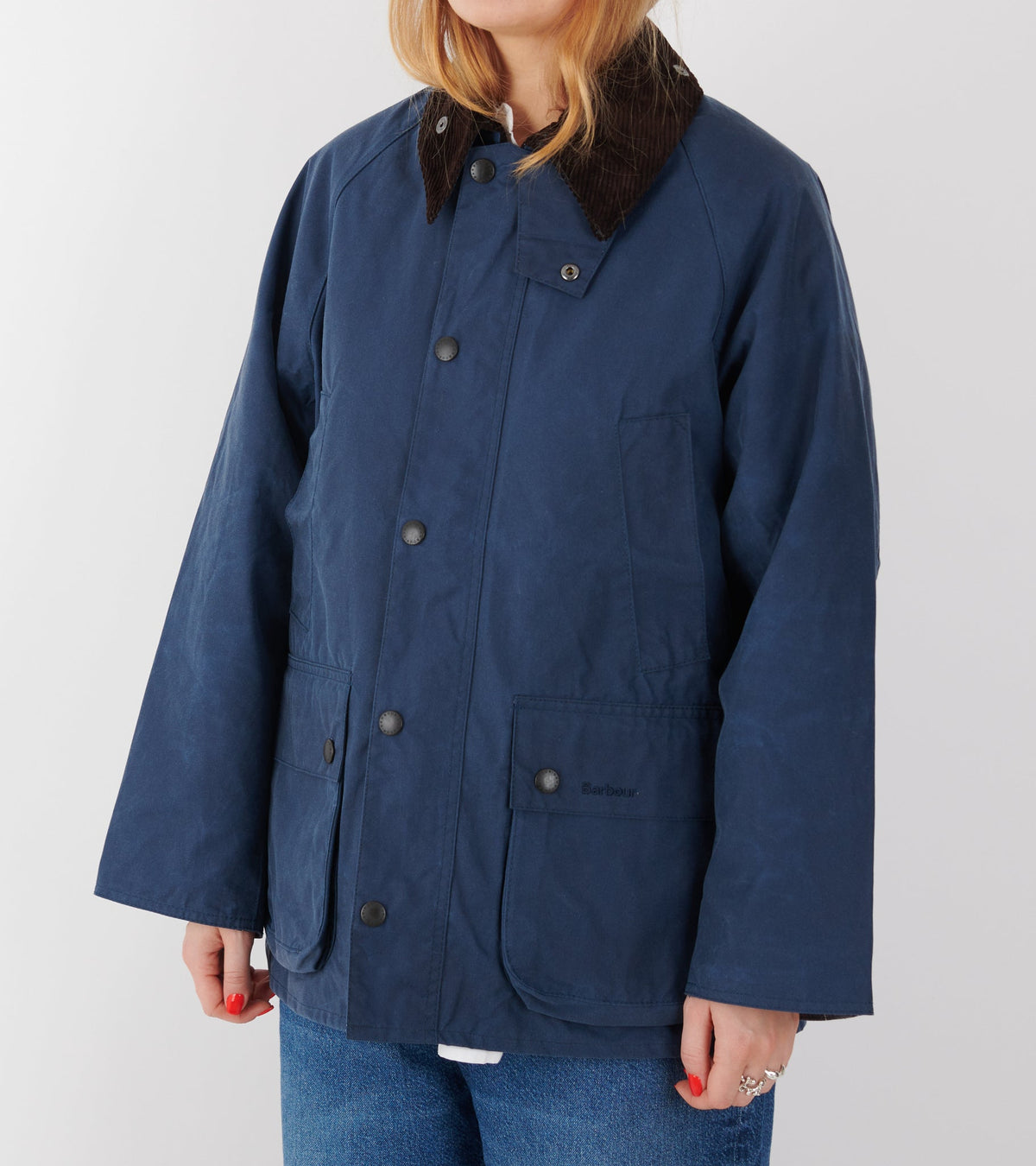 Classic Bedale Waxed Jacket Bright Blue