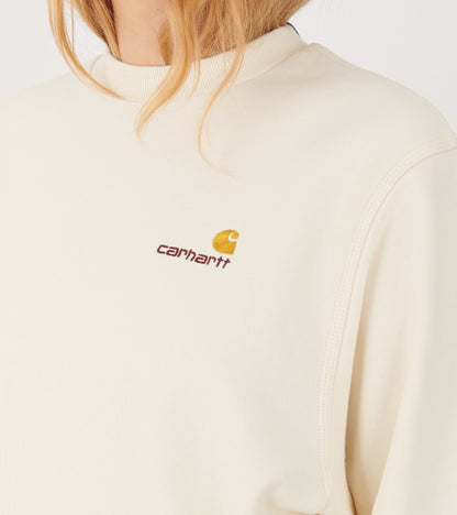 W American Script Sweatshirt Natural