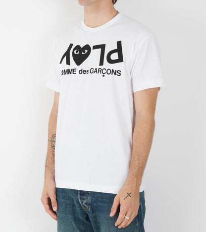 U Logo Print T-shirt White