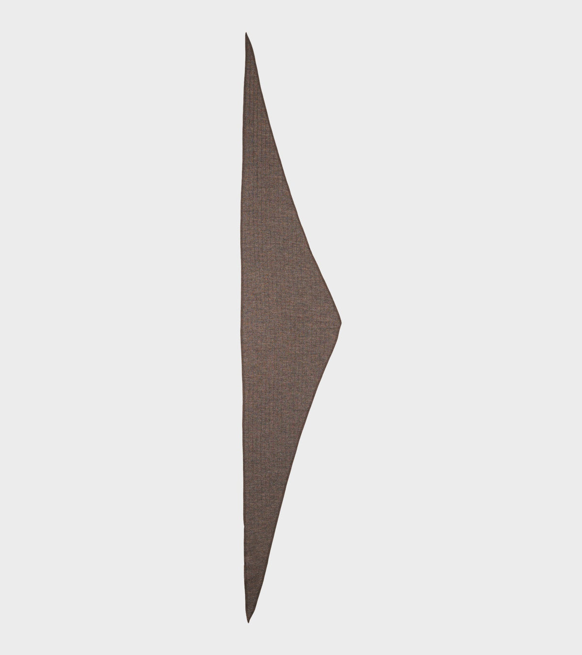 Scarf Triangle Wool Brown