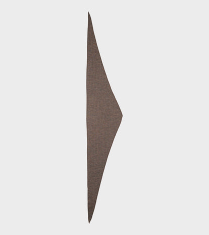 Scarf Triangle Wool Brown
