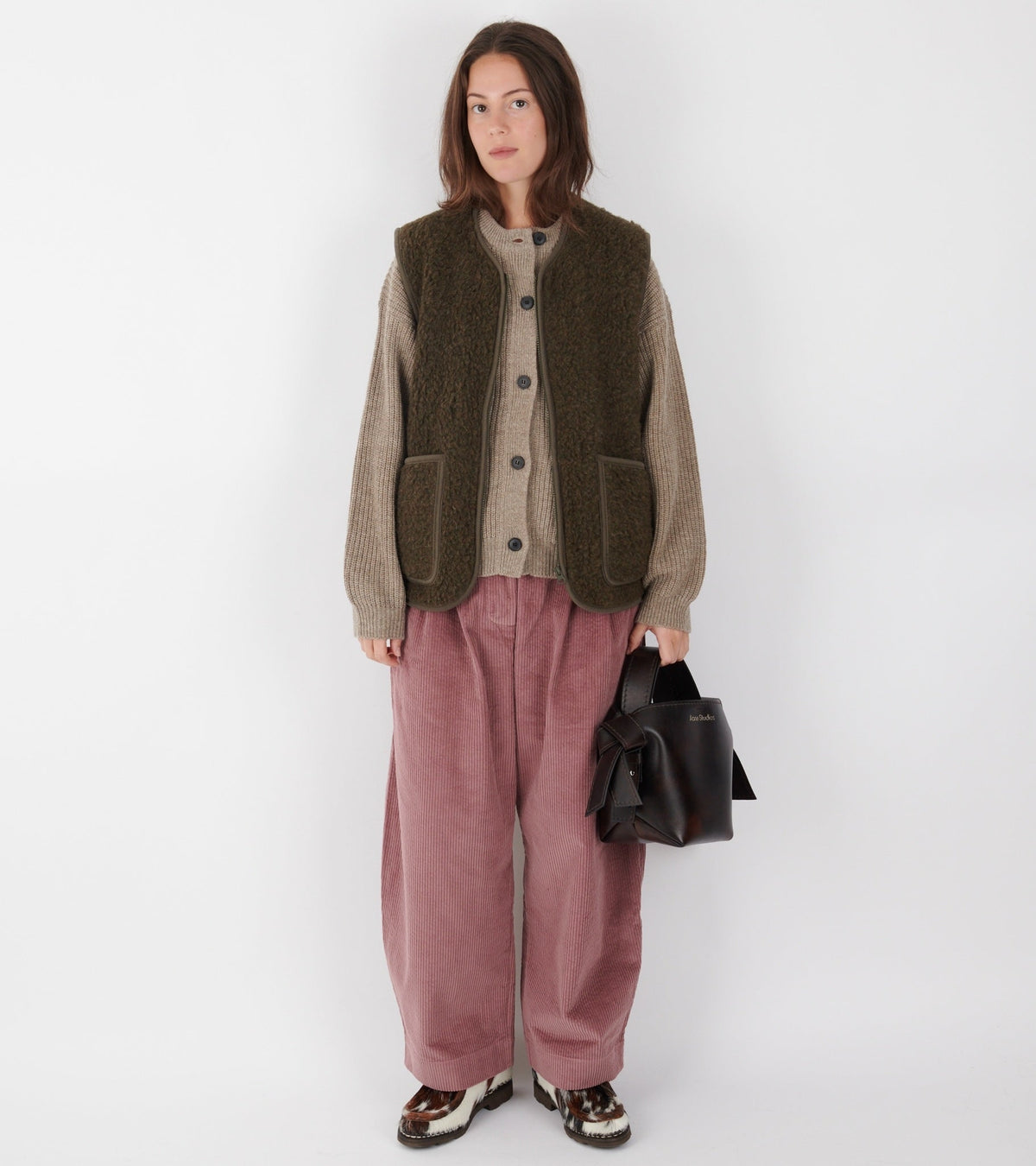 Zip Vest Khaki