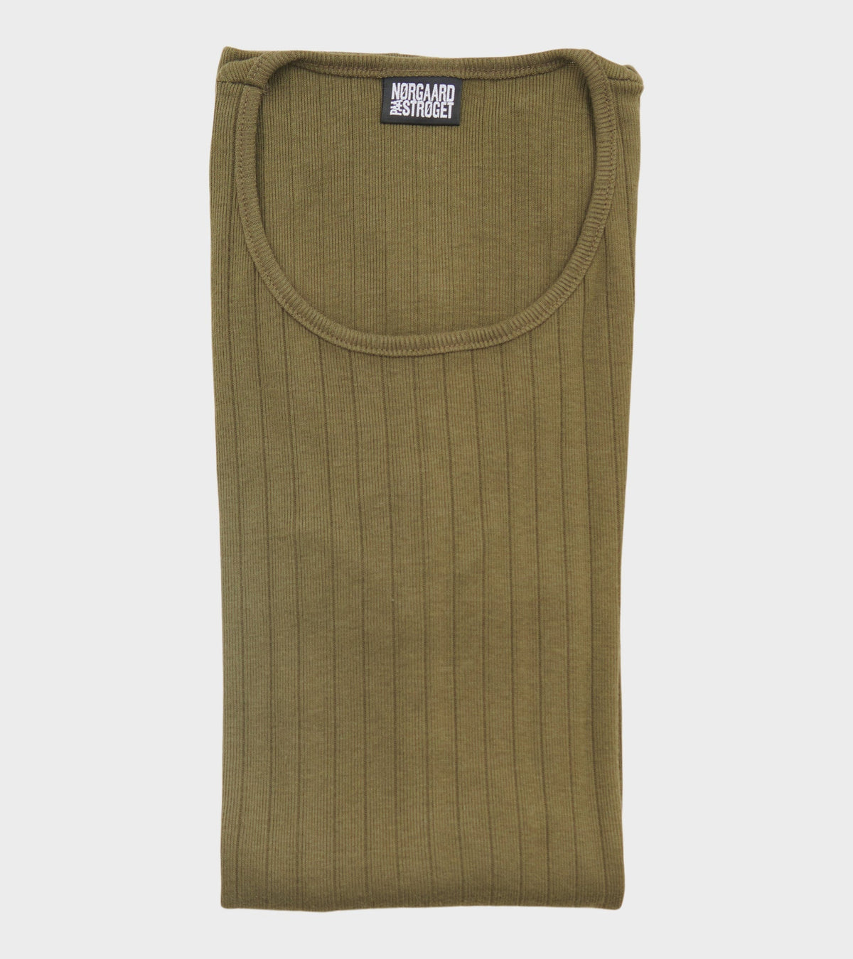 101 Rib Solid Colour Army