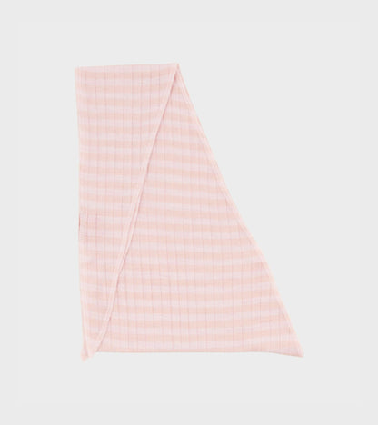 Scarf Triangle Wool Rose/Violet