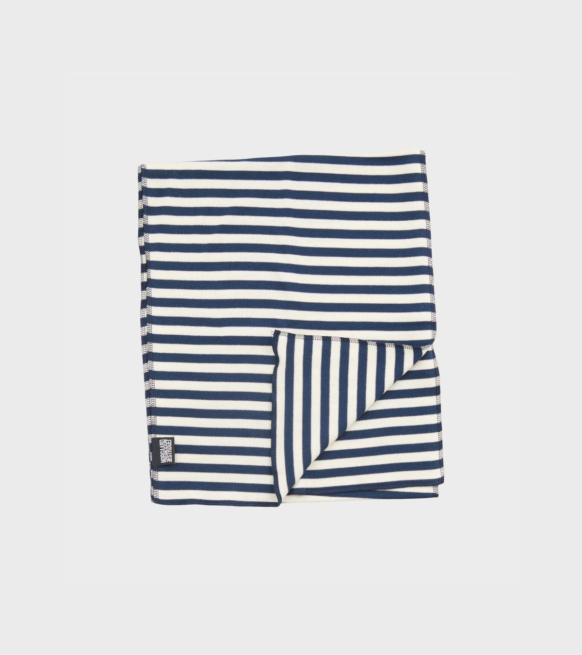Scarf Interlock Marine/Ecru