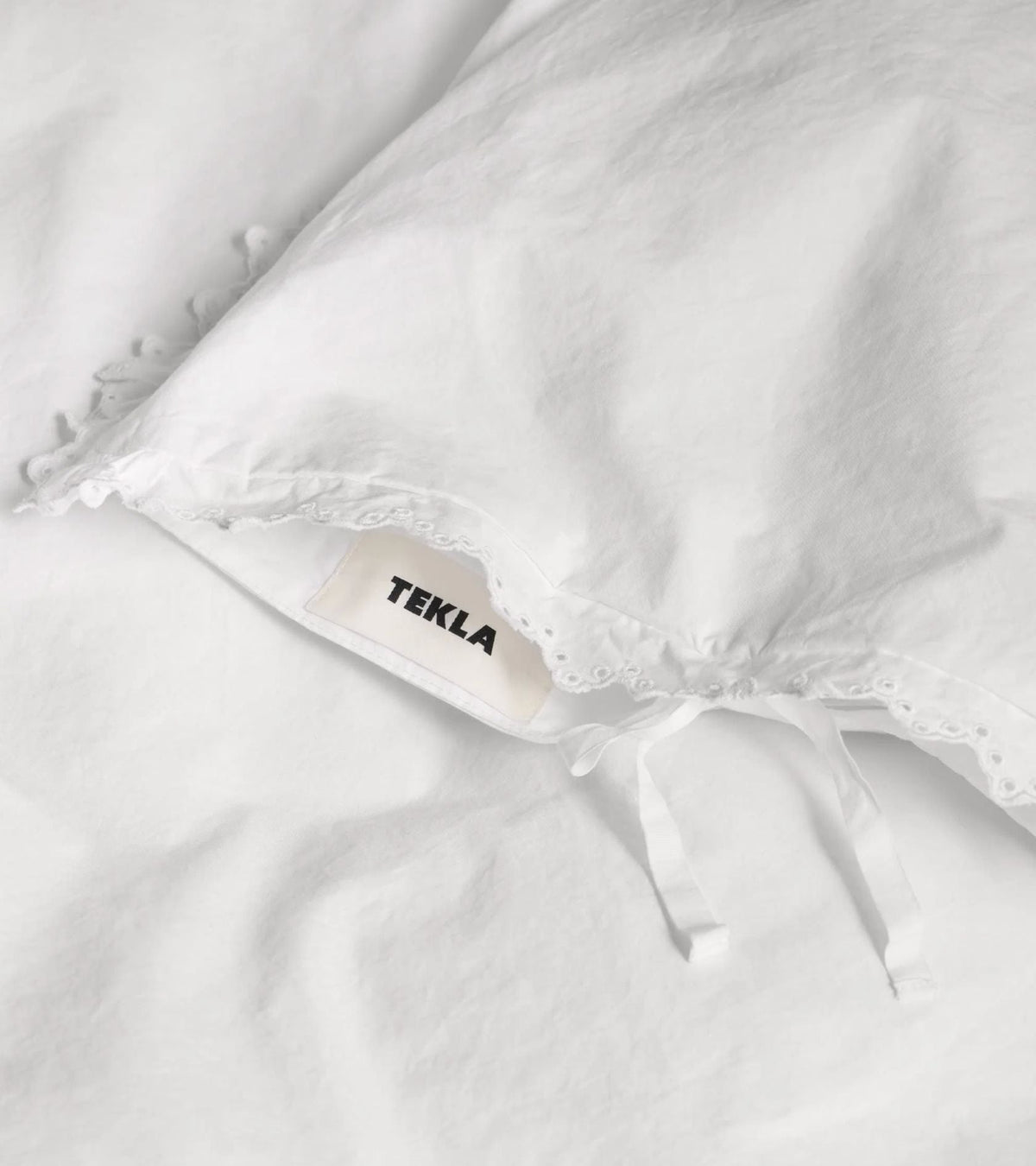 Anaïs Broderie Anglaise Percale Duvet 140x200 Broken White