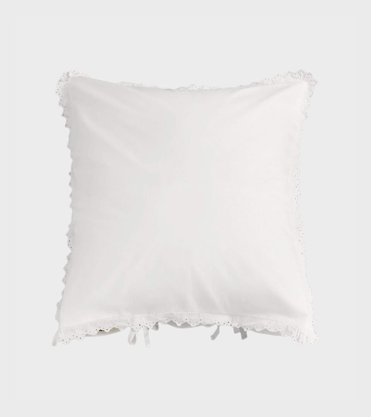 Anaïs Broderie Anglaise Percale Pillow 60x63 Broken White