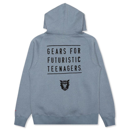 C/W Zip Hoodie - Blue
